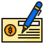Cheque icon 64x64