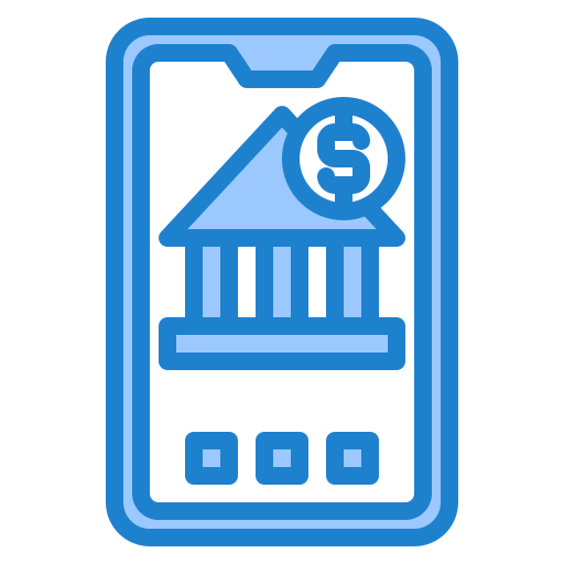 Mobile banking icon