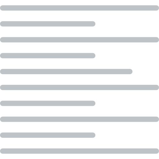 Left alignment icon