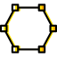 Hexagon Ikona 64x64