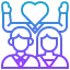 Human relationships Symbol 64x64