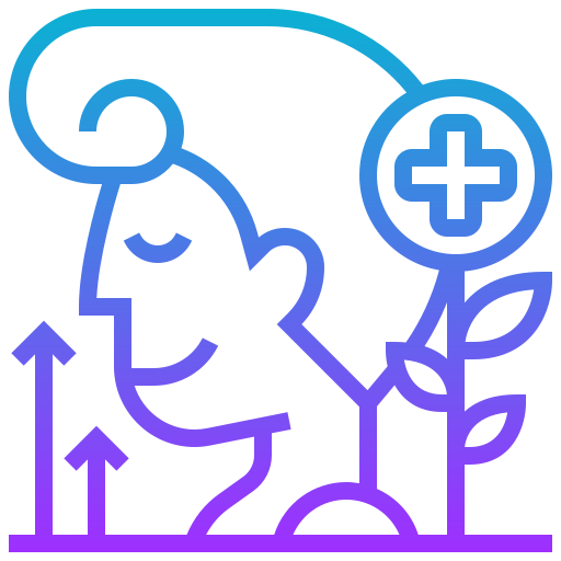 Positive thinking icon