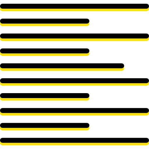 Left alignment icon