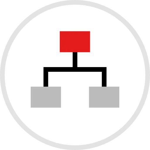 Organization chart icon