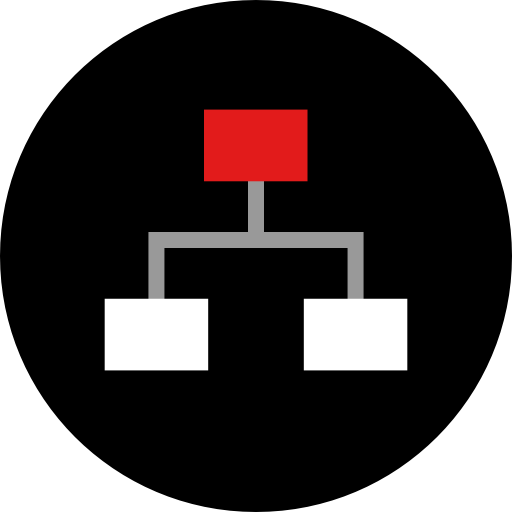 Organization chart icon
