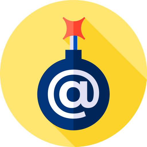 Cyber attack icon