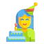 Birthday party icon 64x64