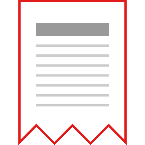 Receipt icon