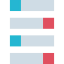 Horizontal bars biểu tượng 64x64