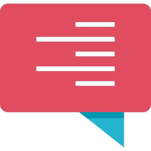 Chat bubble icon