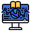 Online education icon 64x64