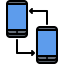 Data transfer icon 64x64