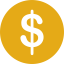 Dollar symbol icon 64x64