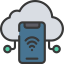 Mobile cloud icon 64x64