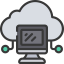 Cloud computing icon 64x64