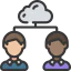 Cloud sharing Ikona 64x64