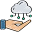 Cloud computing icon 64x64