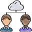 Cloud sharing Ikona 64x64