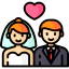 Wedding couple icon 64x64
