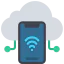 Mobile cloud icon 64x64