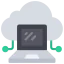 Cloud computing icon 64x64