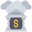 Cloud banking icon 64x64