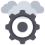 Cloud settings icon 64x64