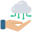 Cloud computing ícone 64x64