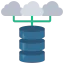 Cloud database アイコン 64x64