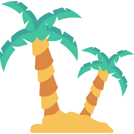 Coconut tree icon