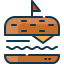 Burger icon 64x64