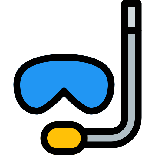 Diving mask icon