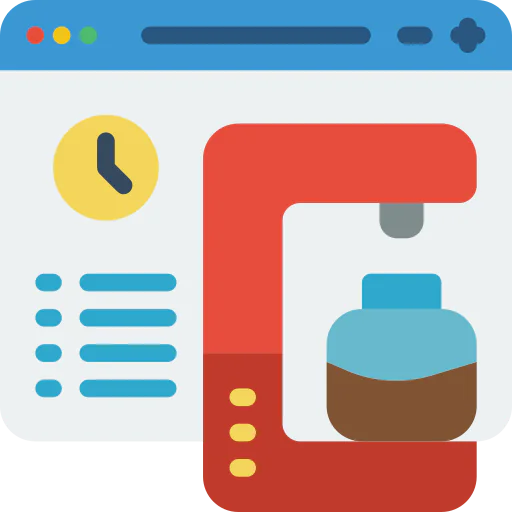 Coffee machine icon