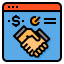Hand shake アイコン 64x64