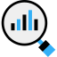 Bar chart icon 64x64