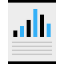 Bar chart icon 64x64