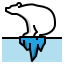 Polar bear icon 64x64