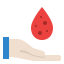 Blood donation icon 64x64