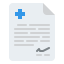 Medical certificate icon 64x64