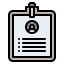 Персональная информация иконка 64x64