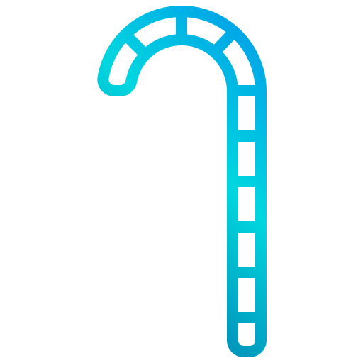 Candy cane icon