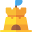 Sand castle icon 64x64