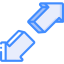 Diagonal arrow icon 64x64