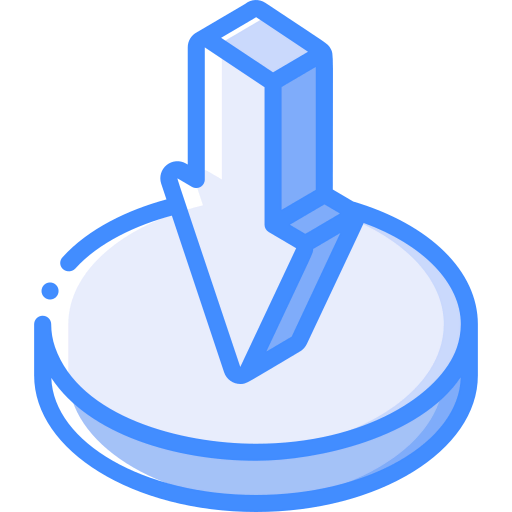 Down arrow icon