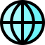 Globe grid アイコン 64x64