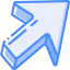 Diagonal arrow icon 64x64