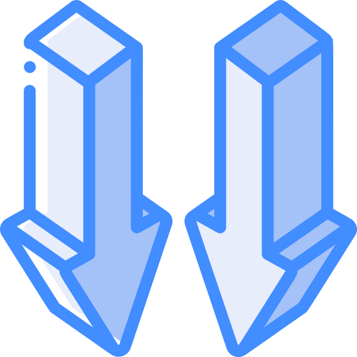 Down arrow icon