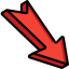 Diagonal arrow icon 64x64