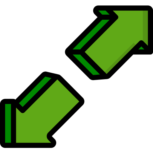 Diagonal arrow icon