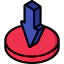 Down arrow icon 64x64